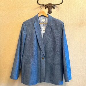 J. Crew Blue Lightweight Blazer